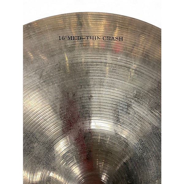 Used Wuhan 16in MED-THIN CRASH Cymbal