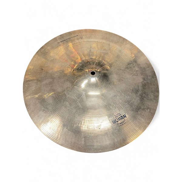 Used Wuhan 16in MED-THIN CRASH Cymbal