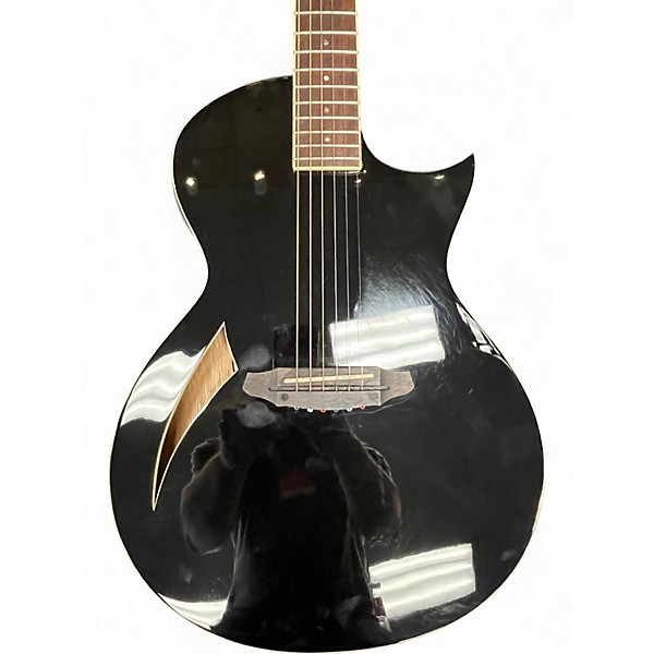 Used ESP LTD TL6 Black Acoustic Electric Guitar