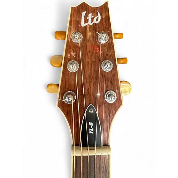 Used ESP LTD TL6 Black Acoustic Electric Guitar