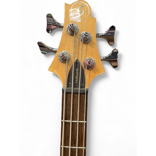 Used Samick GREG BENNETT FAIRLINE J-BASS STYLE Black Electric Bass Guitar