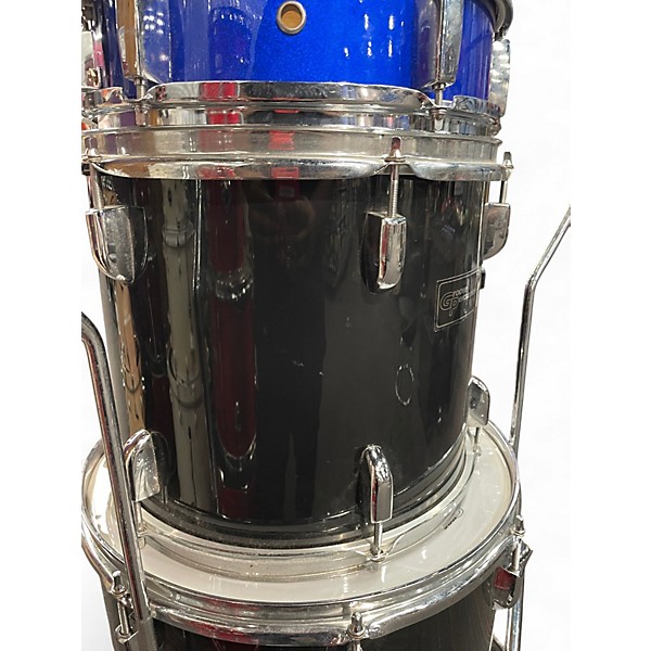 Used Groove Percussion 5 Piece Drumset Black Drum Kit