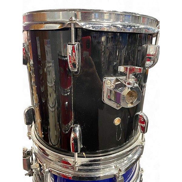 Used Groove Percussion 5 Piece Drumset Black Drum Kit