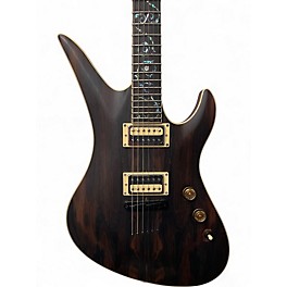 Used Schecter Guitar Research Avenger Exotic Natural Solid Body Electric Guitar