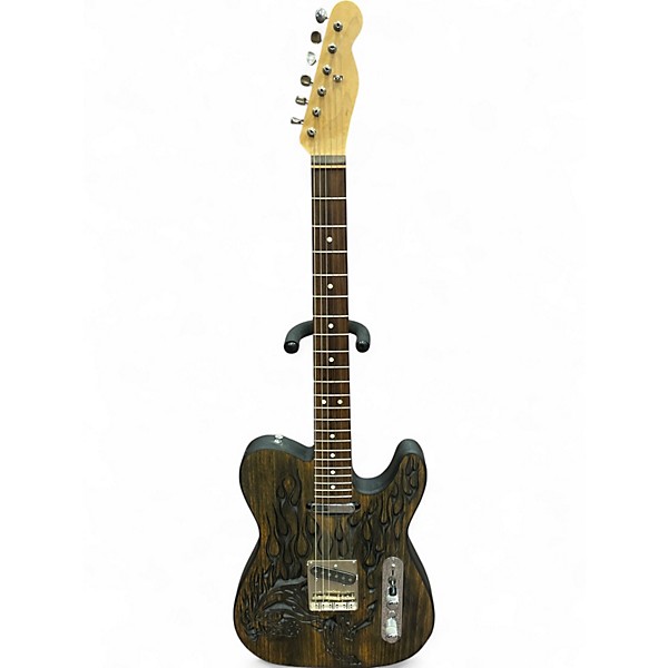 Used Horse Telecaster Partscaster Charcoal Solid Body Electric Guitar