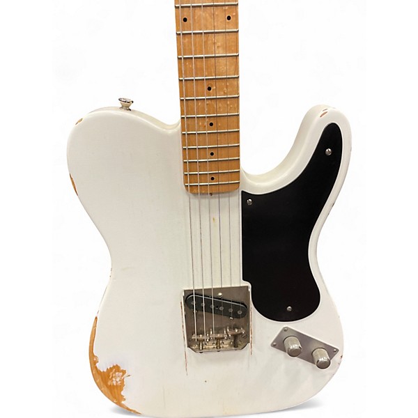 Used Guitarsbydesign 49 Snakehead Age White Solid Body Electric Guitar