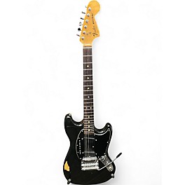 Vintage 1978 Fender Mustang Black Solid Body Electric Guitar