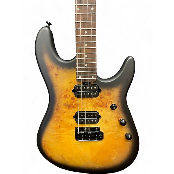 Used Sterling by Music Man Jason Richardson Cutlass Sand Sunburst Solid Body Electric Guitar