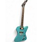 Used 2001 Epiphone Slasher FX Metallic Light Blue Solid Body Electric Guitar thumbnail