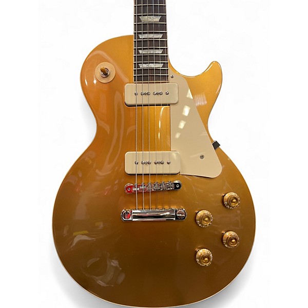 Used Gibson Les Paul Standard 50s P90 Gold Top Solid Body Electric Guitar