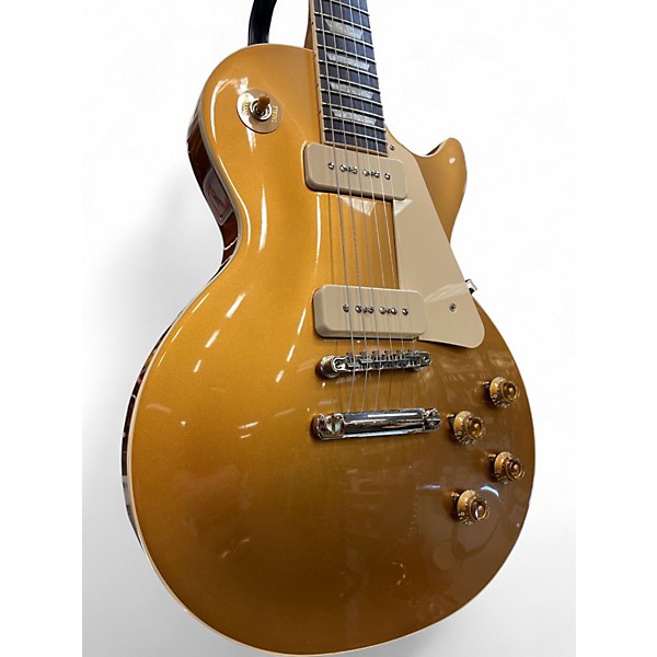 Used Gibson Les Paul Standard 50s P90 Gold Top Solid Body Electric Guitar