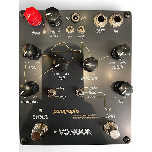 Used Vongon PARAGRAPHS Effect Pedal