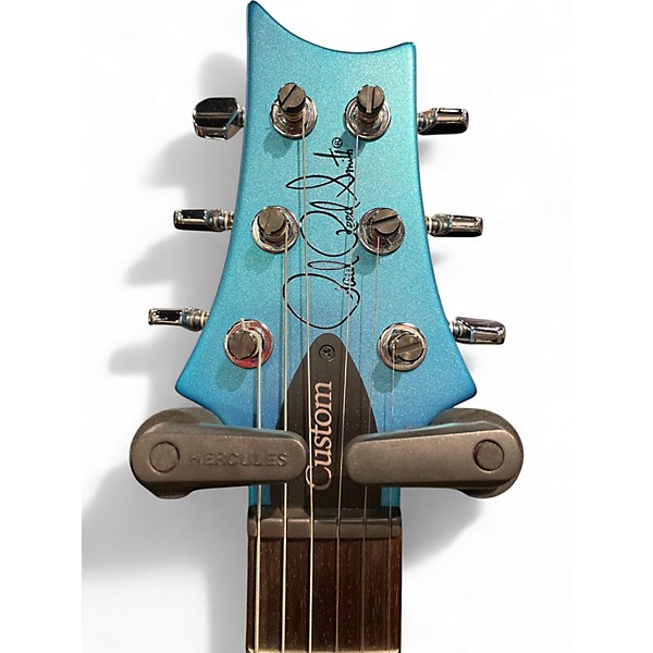 Used PRS Custom 24 SATIN BLUE Solid Body Electric Guitar