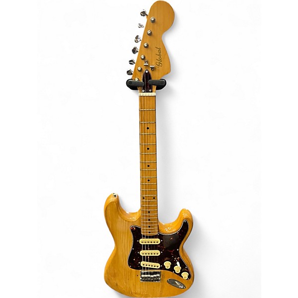 Used Global S Type Natural Solid Body Electric Guitar,Specials : American Fashion Style Bags On Sale