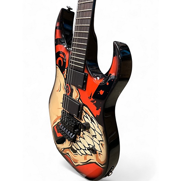 Used DBZ Guitars 5FDP FIVE FINGER Custom Graphic Solid Body Electric Guitar