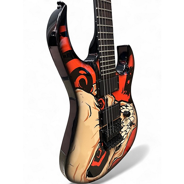 Used DBZ Guitars 5FDP FIVE FINGER Custom Graphic Solid Body Electric Guitar