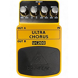 Used Behringer UC200 Stereo Chorus Effect Pedal
