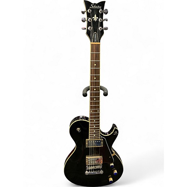 Used Schecter Guitar Research solo 6 standard Black Solid Body Electric Guitar