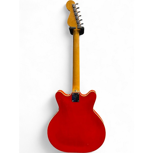 Vintage 1960s Fender Coronado red Hollow Body Electric Guitar