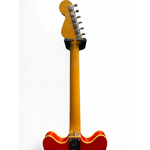 Vintage 1960s Fender Coronado red Hollow Body Electric Guitar