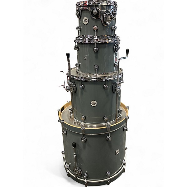 Used DW 4 Piece Design Series Gray Drum Kit