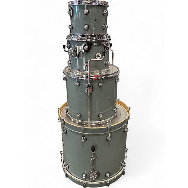 Used DW 4 Piece Design Series Gray Drum Kit