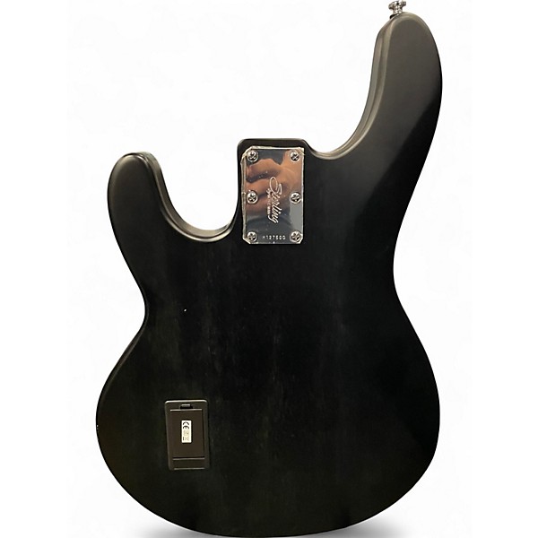 Used Sterling by Music Man StingRay RAY4 Satin Black Electric Bass Guitar