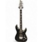 Used Schecter damien platinum flat black Solid Body Electric Guitar thumbnail