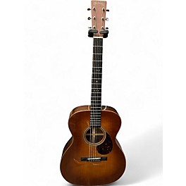 Used 2011 Martin Custom Shop OM28 Ambertone 1933 Sunburst Acoustic Electric Guitar