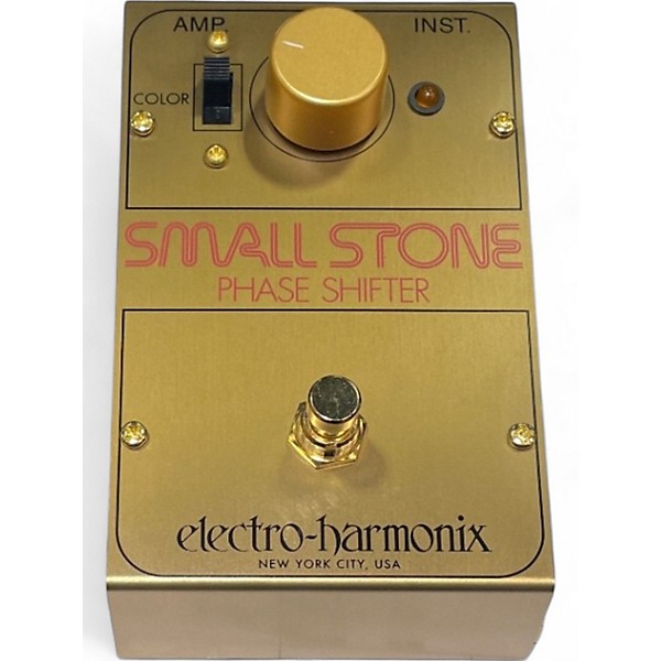 Used Electro-Harmonix Small Stone Phase Shifter Gold Effect Pedal