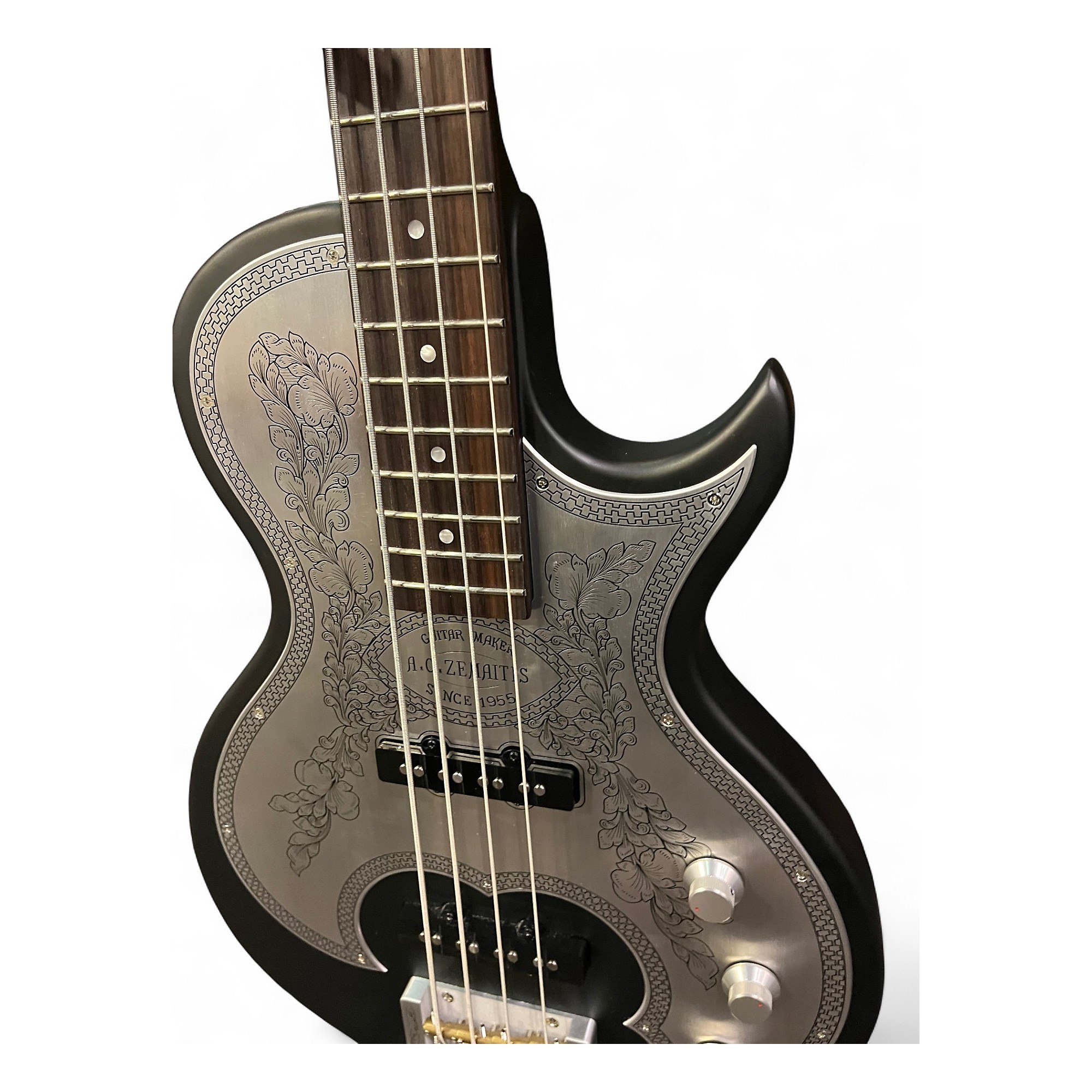 【2024春夏新色】 MF C22B Zemaitis Used Zemaitis Used BK Bass Electric Black ベース