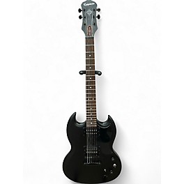 Used Epiphone Gothic SG LTD Matte Black Solid Body Electric Guitar