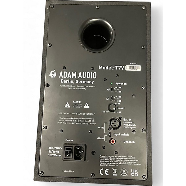 Used Adam Audio Pair T7V Powered Speaker