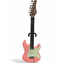 Used Schecter Guitar Research Nick Johnston Traditional SSS  Pink Solid Body Electric Guitar