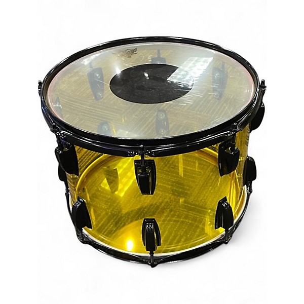 Used Ludwig 4 Piece Vistalite Yellow Drum Kit