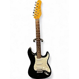 Used Jay Turser Double Cut Black Solid Body Electric Guitar