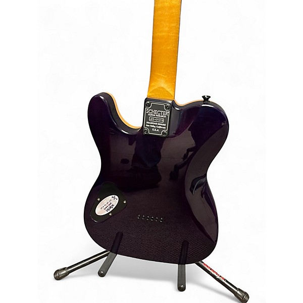 Used Schecter Guitar Research PT CLASSIC PURPLE BURST Solid Body Electric Guitar