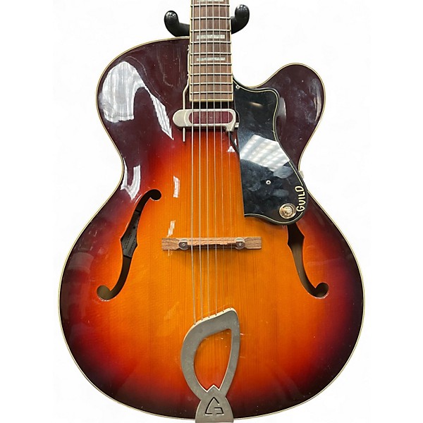 Used Guild A-150 2 Tone Sunburst Hollow Body Electric Guitar