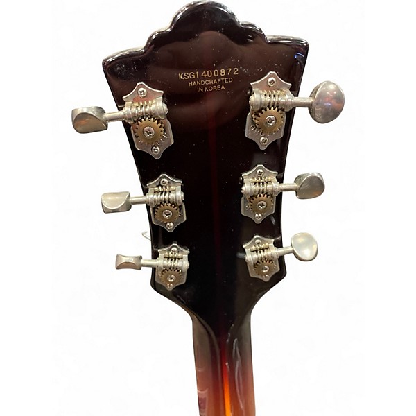 Used Guild A-150 2 Tone Sunburst Hollow Body Electric Guitar