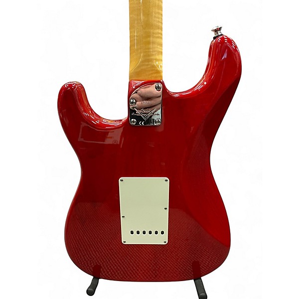 Used 2023 Fender Custom Shop American Custom Stratocaster Crimson Transparent Solid Body Electric Guitar