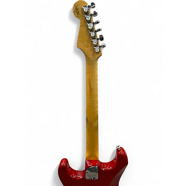 Used 2023 Fender Custom Shop American Custom Stratocaster Crimson Transparent Solid Body Electric Guitar