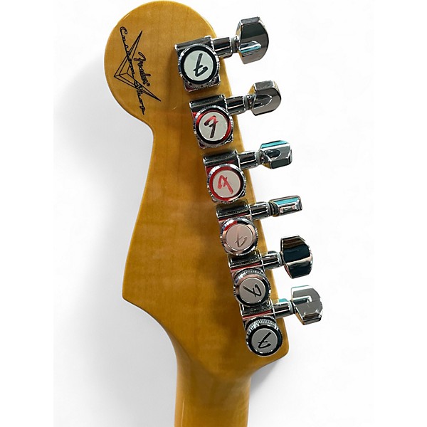 Used 2023 Fender Custom Shop American Custom Stratocaster Crimson Transparent Solid Body Electric Guitar