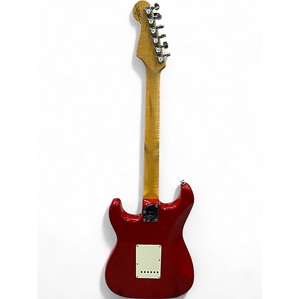 Used 2023 Fender Custom Shop American Custom Stratocaster Crimson Transparent Solid Body Electric Guitar