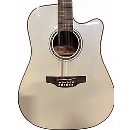 Used Takamine GD37CE Pearl White 12 String Acoustic Electric Guitar
