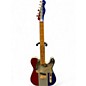 Used Fender Buck Owens Telecaster Red, Silver, Blue Sparkle Solid Body Electric Guitar thumbnail