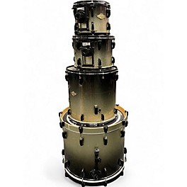 Used Pearl 4 Piece Masters SST Black and Gold Drum Kit