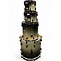 Used Pearl 4 Piece Masters SST Black and Gold Drum Kit thumbnail