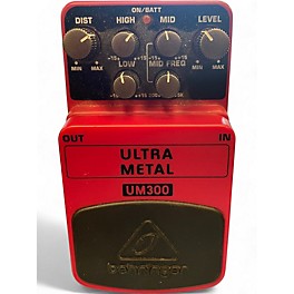 Used Behringer UM300 Ultra Metal Distortion Effect Pedal