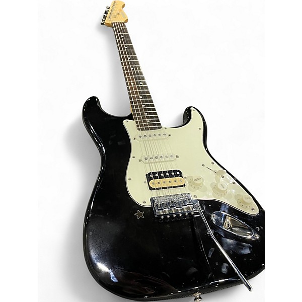 Used Donner DST400 Black Solid Body Electric Guitar