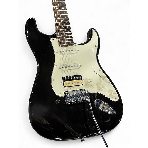 Used Donner DST400 Black Solid Body Electric Guitar